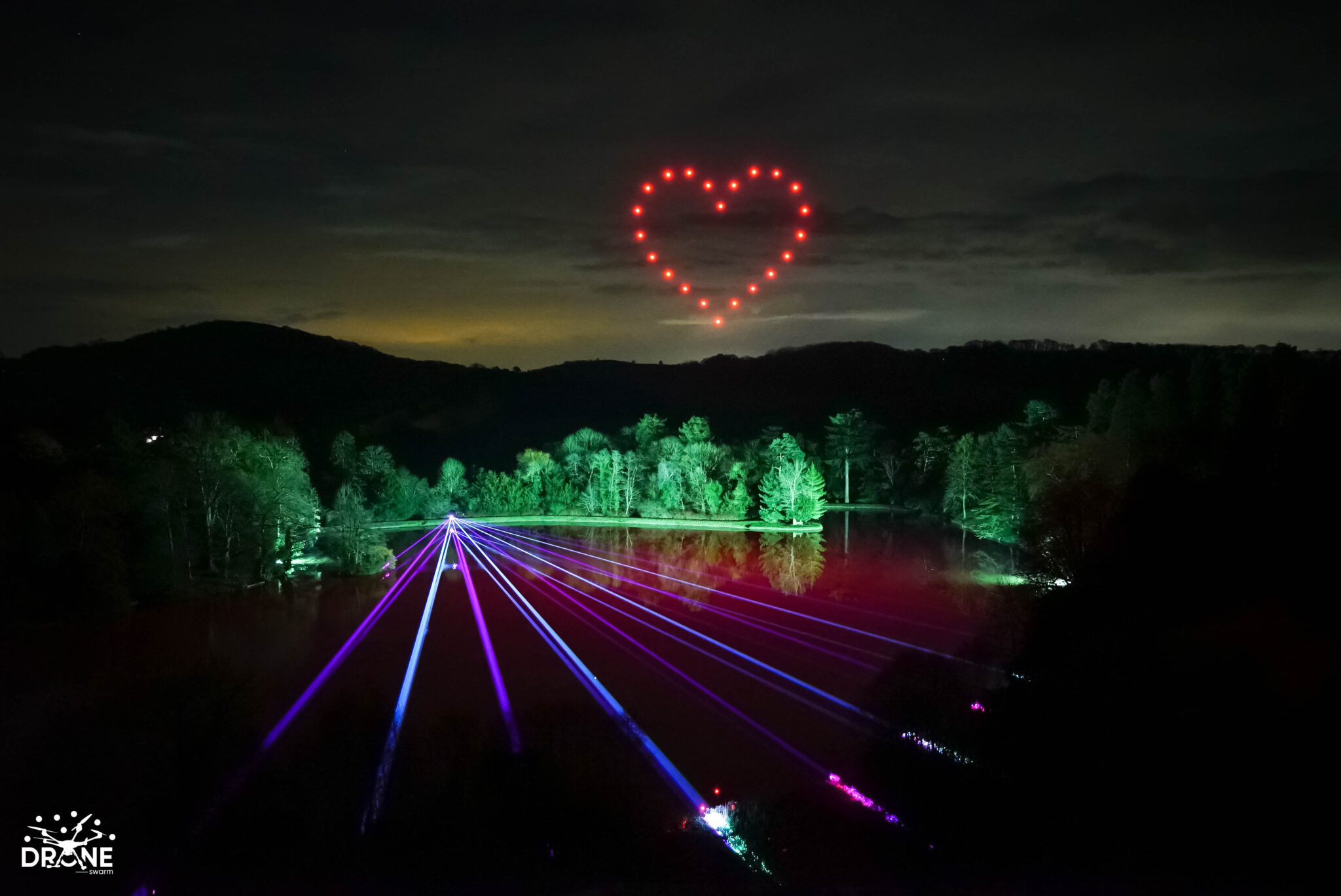 Drone Light Show For Wedding