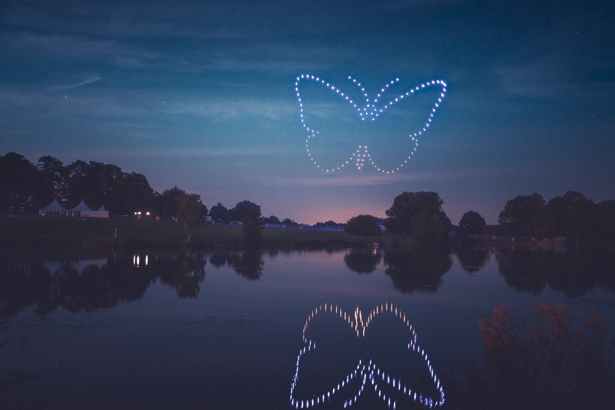 Drone Light Show For Wedding