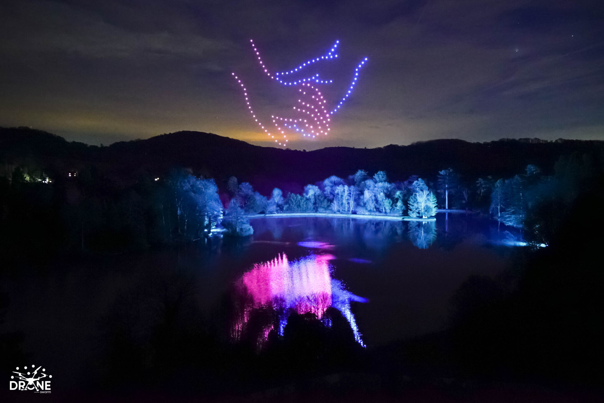 Drone Light Show For Wedding